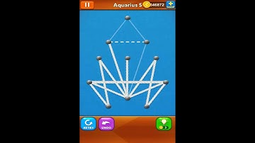 One Line Single Stroke Drawing AQUARIUS Pack Level 1-10 Walkthrough