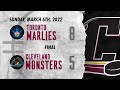 Cleveland Monsters Highlights 3.6.22 Loss to Toronto