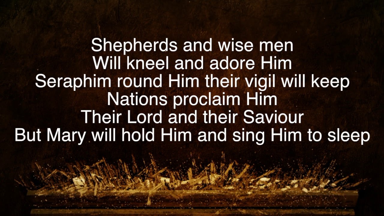 Candlelight Carol Aled Jones lyric video YouTube