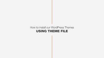How to install WordPress themes using theme file - DW Guide