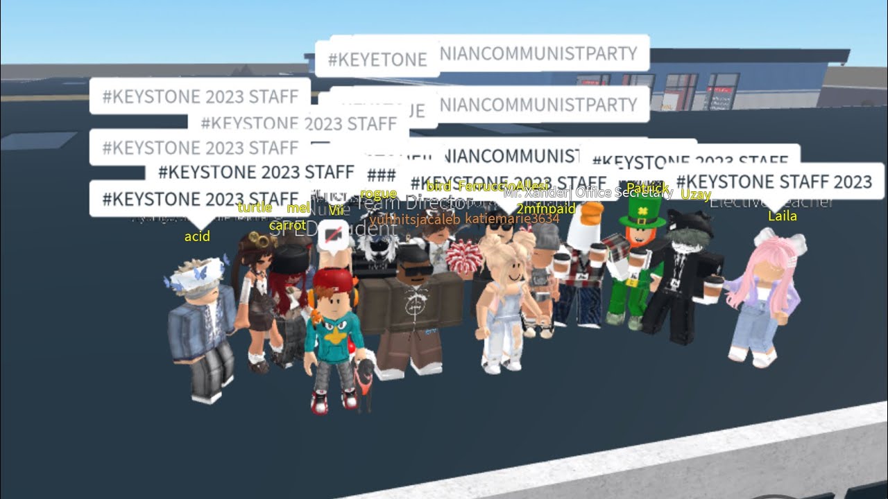 Roblox keystone middle school | today at keystone | #8 - YouTube