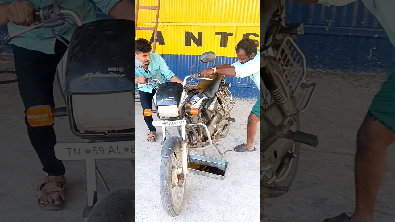 🤣மாப்ள ready ah இருந்துக்க⁉️|BIKE CARE360| #tamil #automobile #comedy #trendingshorts