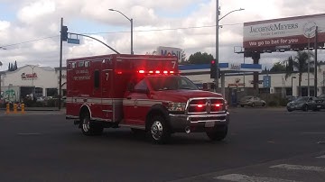 LAFD Rescue 7 Responding