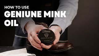 How To Use Geniune Mink Oil Paste For Boot And Shoes Clean Conditions Protects, Myshoesupplies