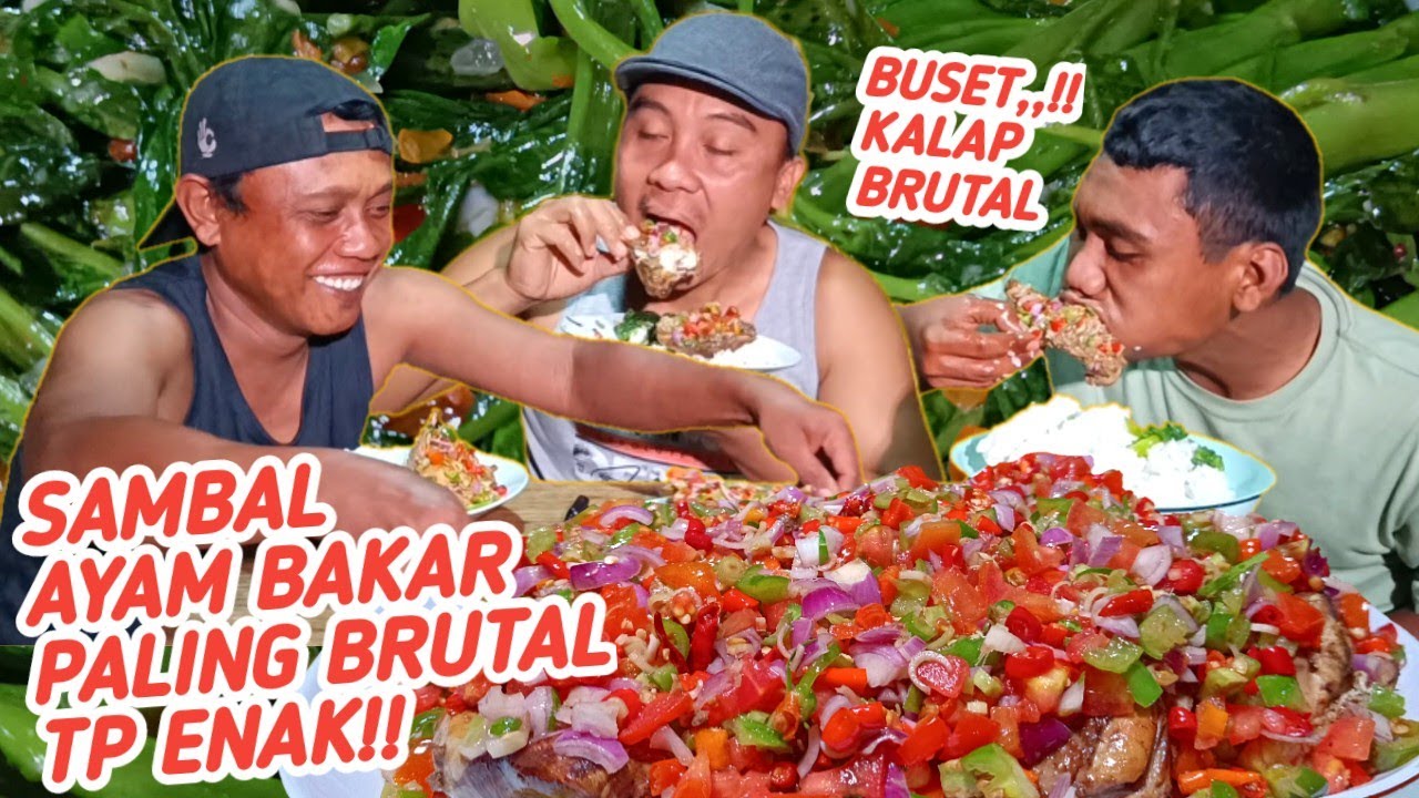 LUAR BIASA,,AGAK LAIN MEMANG!CABE GENDOT SAMBAL MATAH AYAM BAKAR!