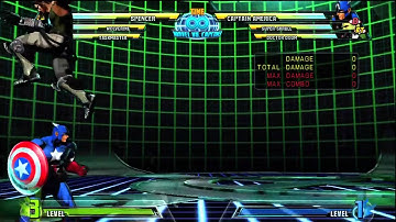 MvC3: Spencer DHC to Wolverine midscreen