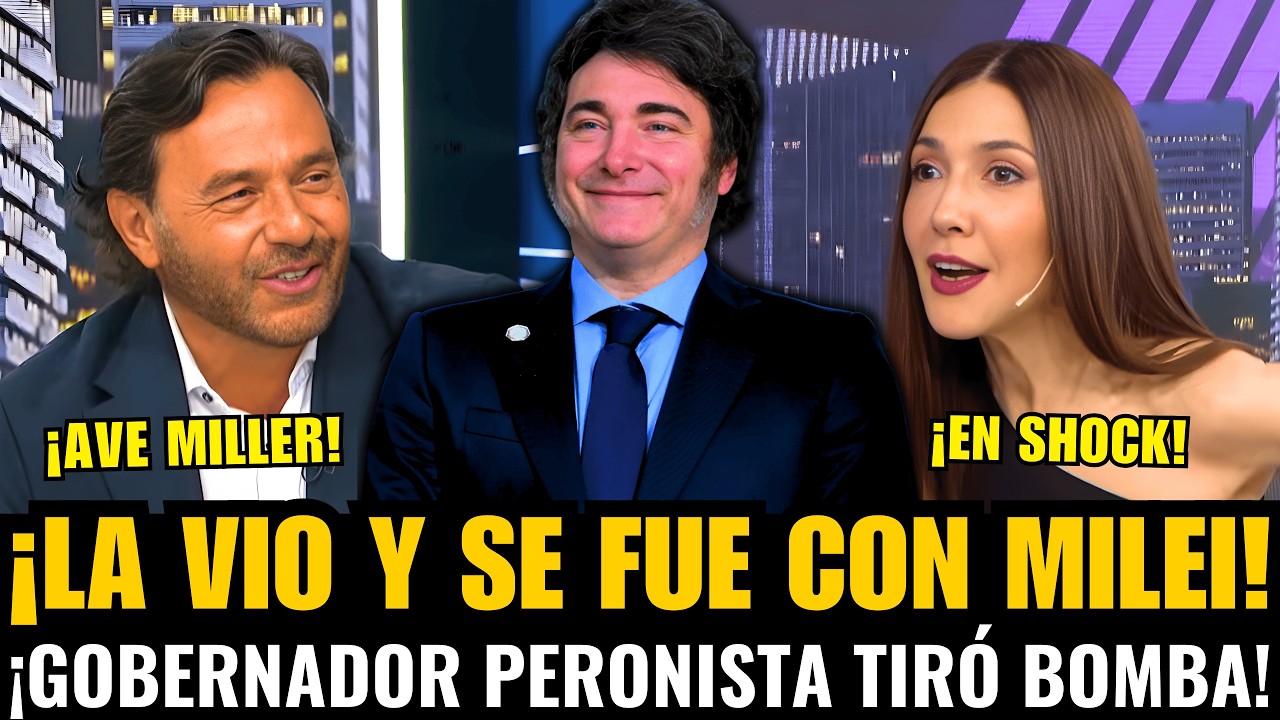 ¡GOBERNADOR PERONISTA la VIO y SE FUE con MILEI!