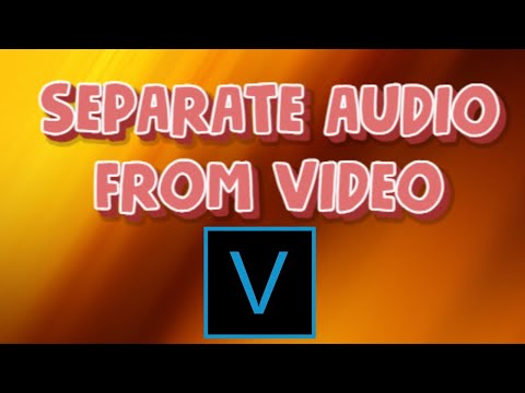 HOW TO SEPERATE AUDIO FROM VIDEO SONY VEGAS