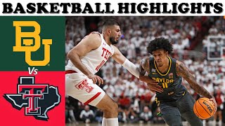 #21 Baylor vs Texas Tech - Men's Basketball Full Game Highlights 2022-23 Season