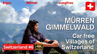 🇨🇭 Swiss village you must visit | Lauterbrunnen Murren Gimmelwald Stechelberg by cable car and train
