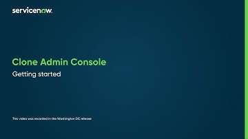 Clone Admin Console | Getting Started