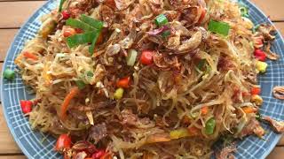 RESEP BIHUN GORENG KORNET CABAI RAWIT