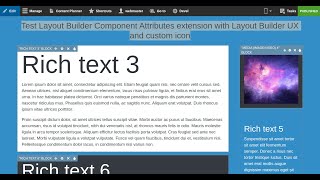 Test Layout Builder Component Attributes integration with Varbase Layout Builder UX and custom icon
