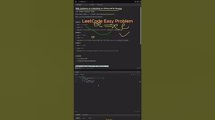 Leetcode  KEYBOARD NOISE #3083 #shorts  |  Python