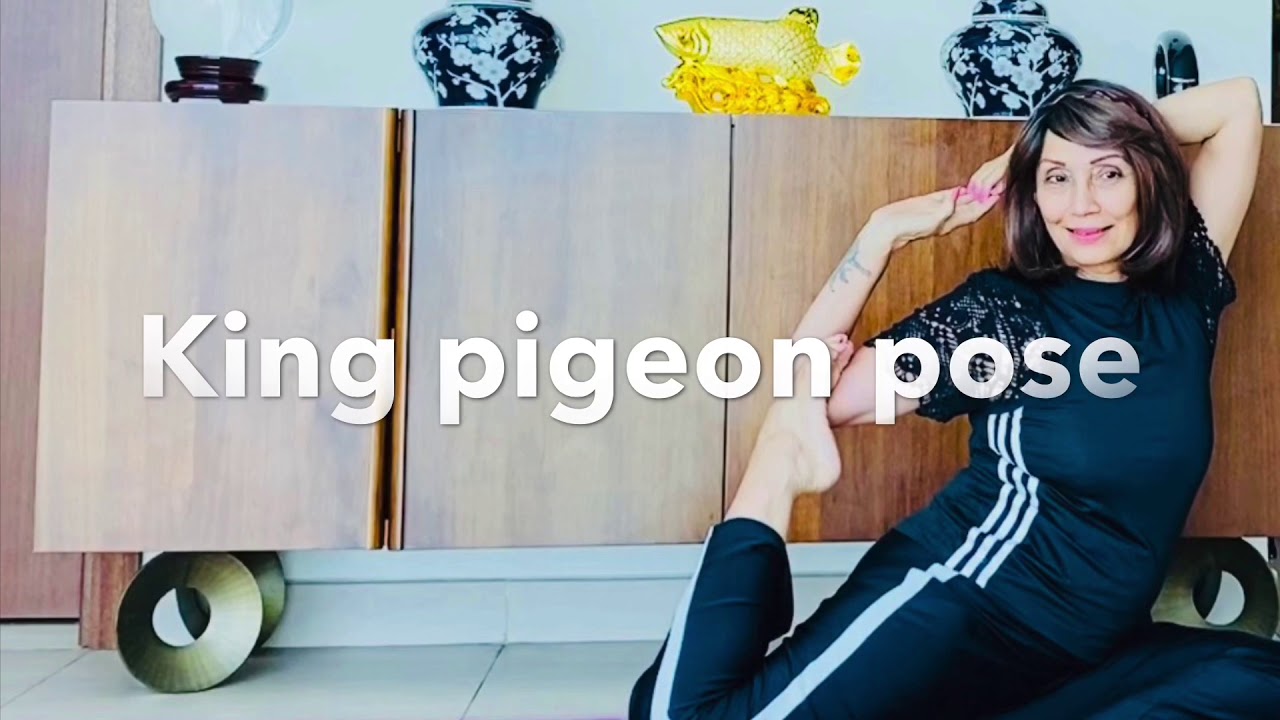 King pigeon pose (Rajkapotasana) yoga with Vahida - YouTube