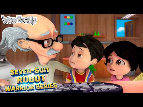 Seven Suit Robot Warrior Series | Vir The Robot Boy in English | English Kids Cartoon