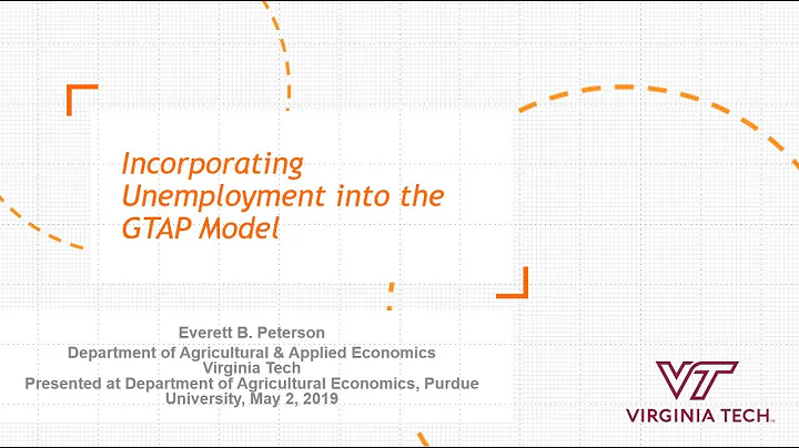 Incorporating Unemployment into the GTAP Model (Ev...