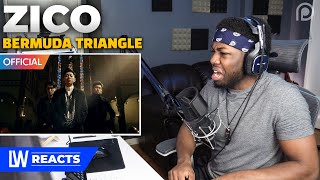 지코 (ZICO) - BERMUDA TRIANGLE (Feat. Crush, DEAN) (ENG SUB) MV (REACTION!!!)