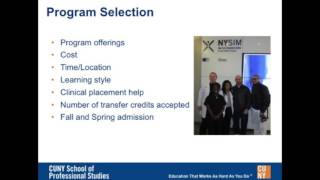 Information Session: RN to BS and RN to BS-MS in Nursing Degrees 03-13-17