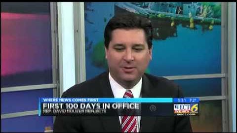 Rouzer Discusses His First 100 Days in Office with WECT
