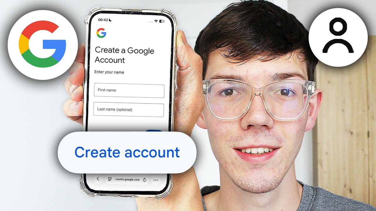 How To Create A Google Account - Step By Step - YouTube