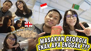 COBAIN MASAKAN GEORGIA BARENG MAHASISWA MUSLIM DI RUSIA - ft Leyla Ancila daily russian vlog