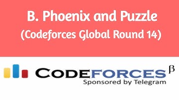 B. Phoenix and Puzzle | Codeforces Solution (Bangla) | Codeforces Global Round 14