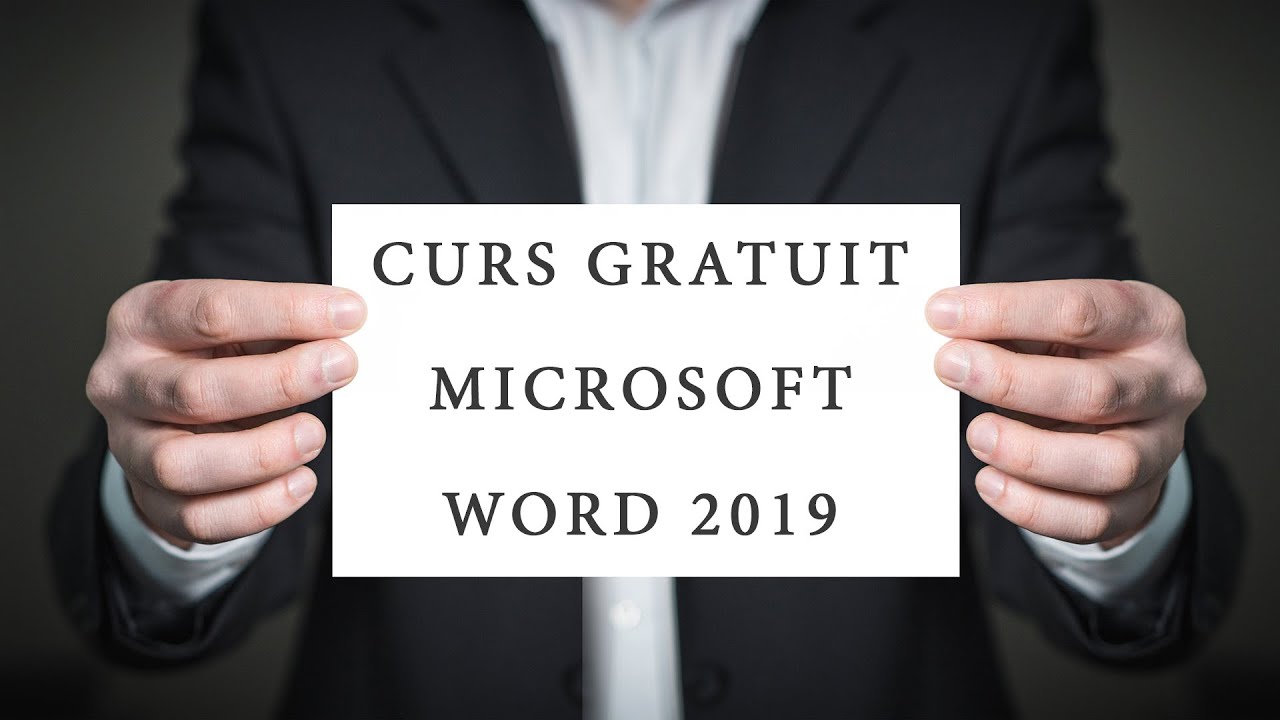 Curs gratuit Microsoft Word - YouTube