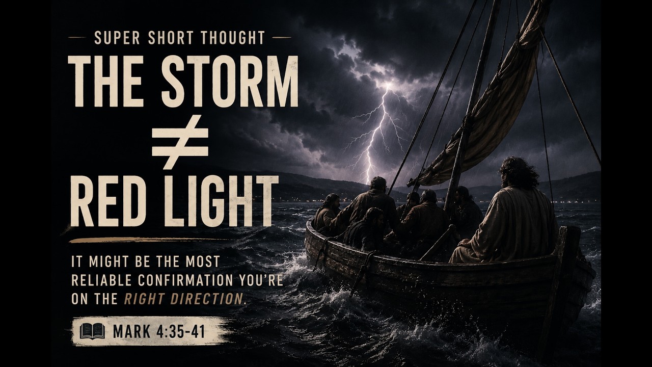 Right Direction, Wrong Weather? What Storms Really Mean (Mark 4:35-41)