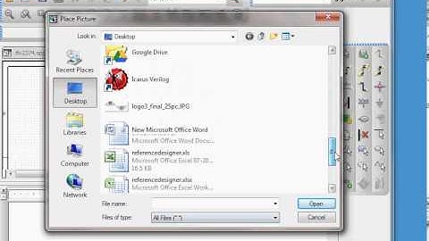 Insert Picture or Logo on Orcad Schematics pages
