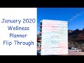 HAPPY PLANNER® WELLNESS PLANNER  | JANUARY 2020 FLIP THROUGH