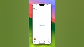 SwiftUI Bottom Sheet Like Apple Music App