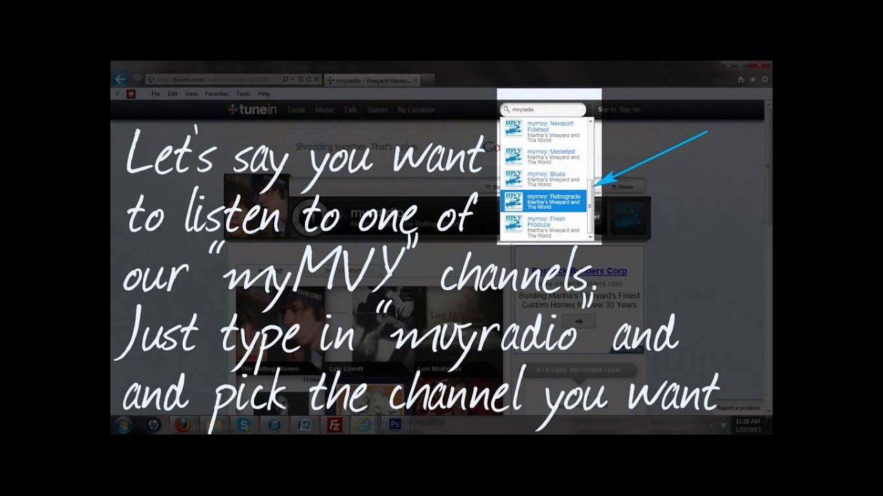How To Listen To Mvyradio Via TuneIn YouTube