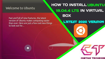 HOW TO INSTALL UBUNTU 18.04.4 LTS IN VIRTUALBOX EASILIY Full HD 1080p