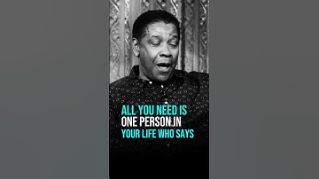 ALL YOU NEED IS ONE PERSON IN YOUR LIFE WHO SAYS💬Denzel Washington Quotes💬#motivation #denzelwashing