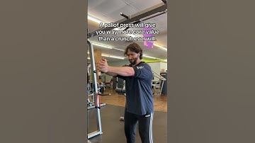 Pallof presses have carryover to core in other lifts! #fyp #lifting #core #coreworkout #pallofpress