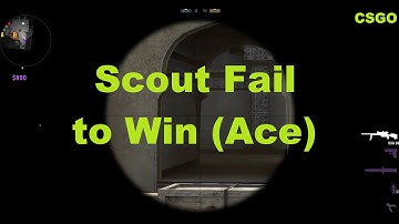 CSGO - Scout Fail to Win 1v5 Ace
