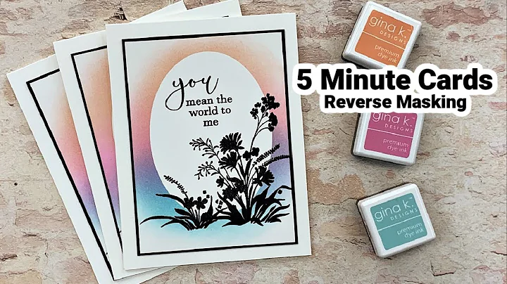 Reverse Masking Technique - 5 Minute Cards