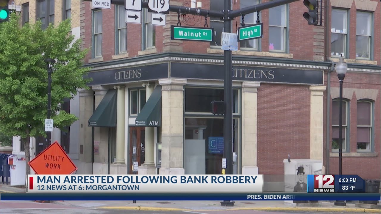 Man charged in Morgantown bank robbery