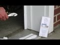 How to seal/rodent Proof Garage Door with the GARAGE DOOR RODENT GUARD