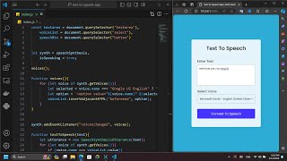 ASMR Programing Text To Speech App with HTML, CSS and JavaScript
