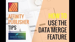 How to Make Your Design Process Faster with Data Merge & Affinity Publisher!