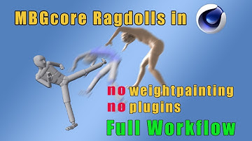 Cinema 4D Ragdoll Animation with Endorphin | "AI" powered – MBGcore Style Workflow