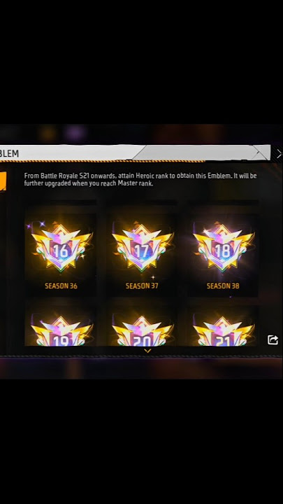 Grandmaster Emblem ☠ #freefire #shortsfeed #foryou