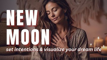 New Moon Meditation OCTOBER 2025 | Set Intentions and Unlock Your Dream Life
