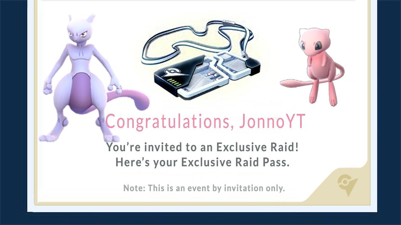 EXCLUSIVE RAID PASSES! POKEMON GO 