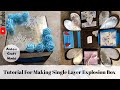 Single layer explosion box tutorial