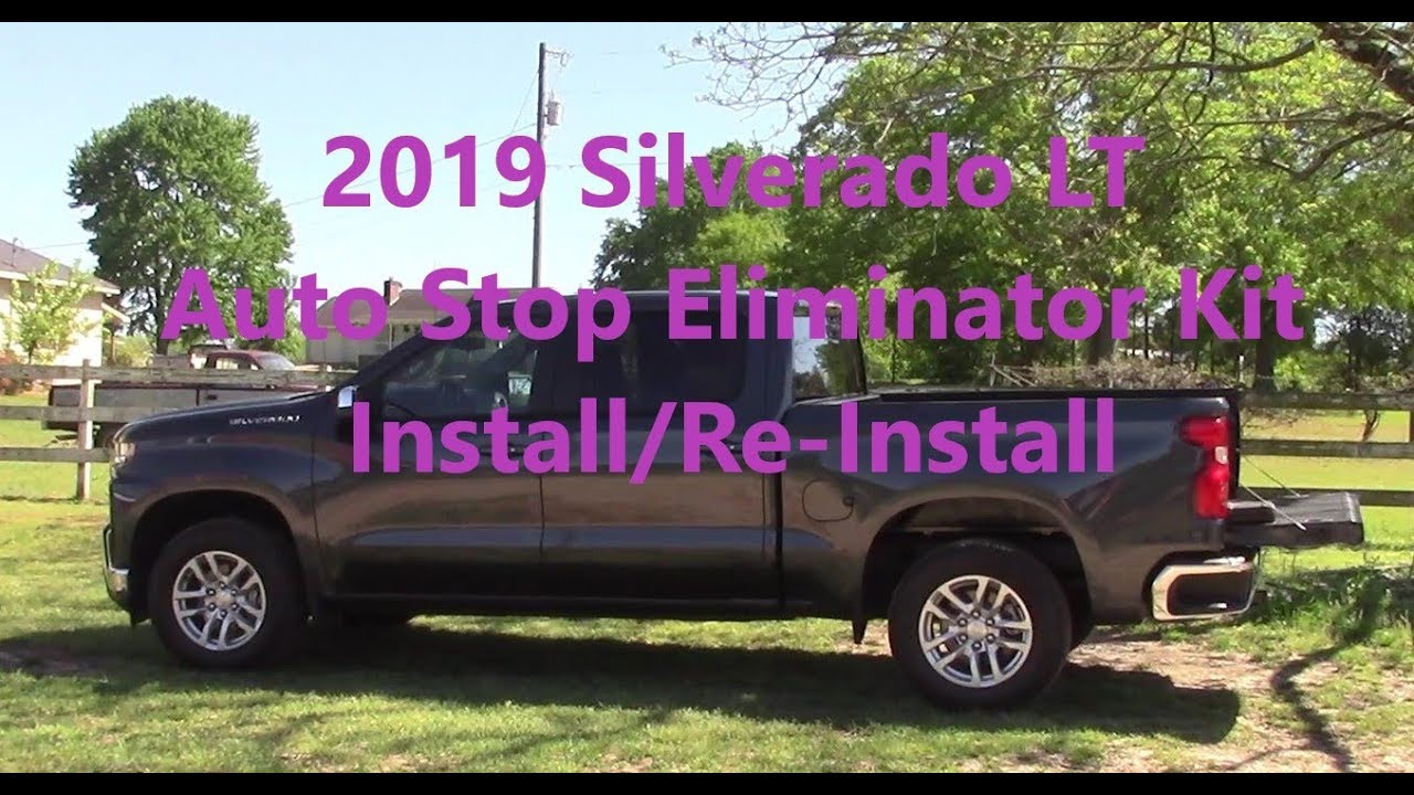 2019 Chevy Silverado Auto Stop Eliminator Kit Install - YouTube