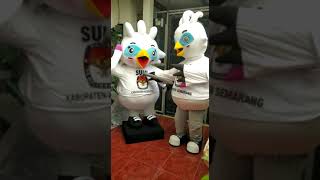 Badut Maskot Pemilu 2024 Sura Sulu #badutmaskot #pemilu2024