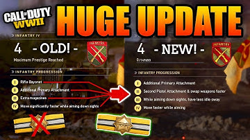 HUGE WW2 UPDATE INCOMING - Divisions Overhaul, New Basic Trainings & More! | CoD WWII Apr. 10 Patch